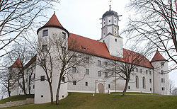 Bild: Schloss H&ouml;chst&auml;dt im Winter